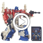 Transformers Generations Titans Return Leader Class Powermaster Optimus Prime and Autobot Apex - 360